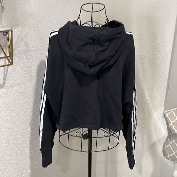 adidas ADICOLOR CLASSICS CROP HOODIE size S - Picture 5 of 7